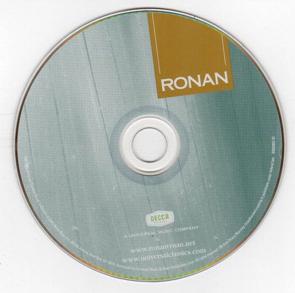 Ronan Tynan : Ronan (CD, Album)