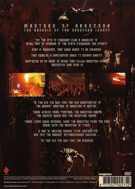 Various : Masters Of Hardcore - The Genesis Of The Hardcore Legacy (DVD)