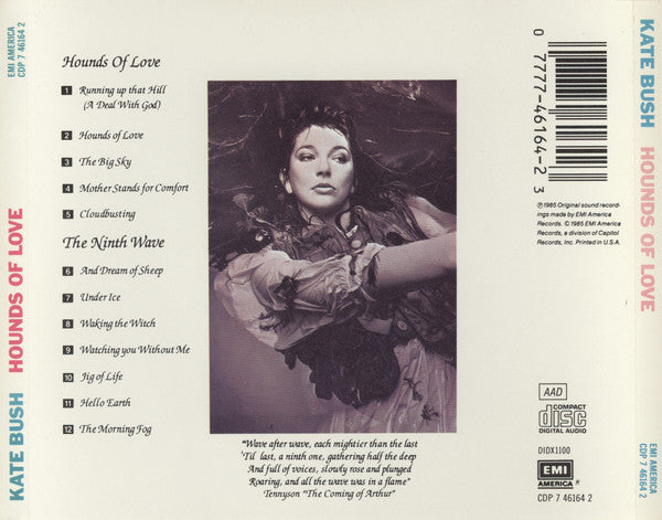 Kate Bush : Hounds Of Love (CD, Album)