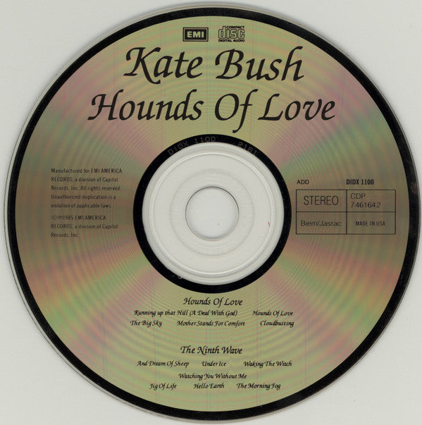 Kate Bush : Hounds Of Love (CD, Album)