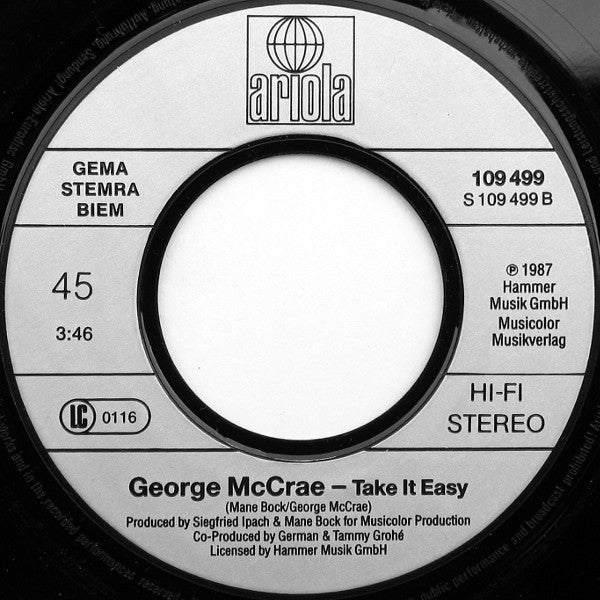 George McCrae : That's Love (7", Single)