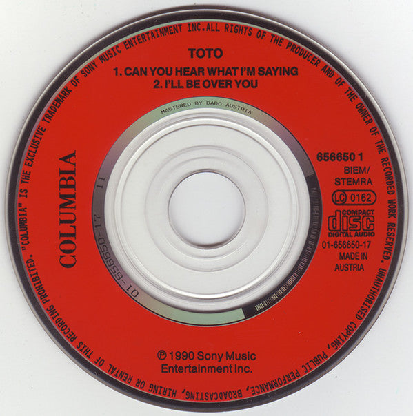 Toto : Can You Hear What I'm Saying (CD, Mini, Single)