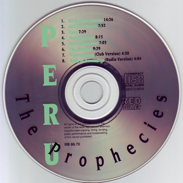 Peru : The Prophecies (CD, Album)