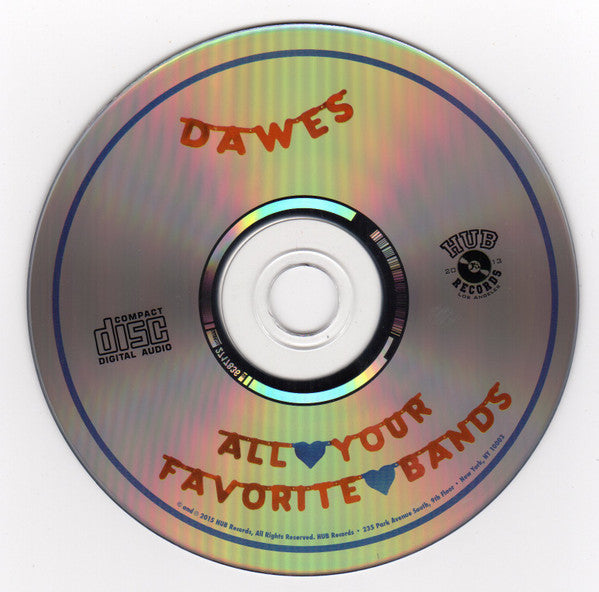 Dawes (2) : All Your Favorite Bands (CD, Album)