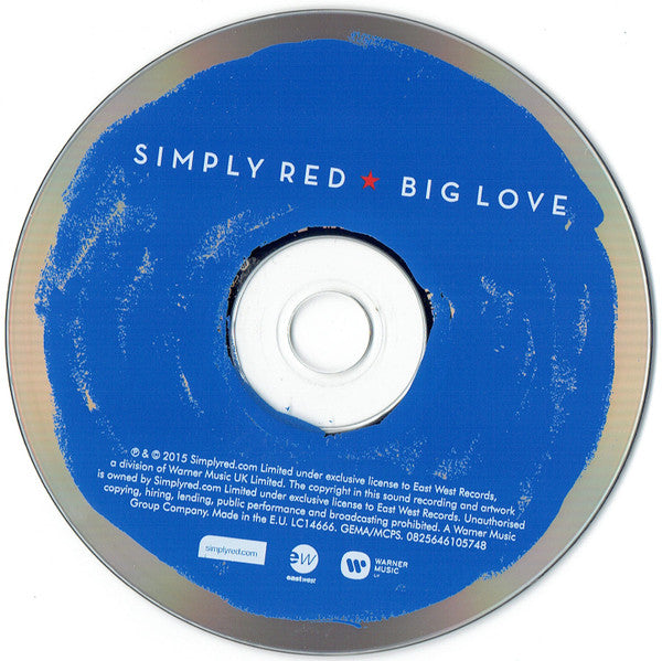 Simply Red : Big Love (CD, Album)