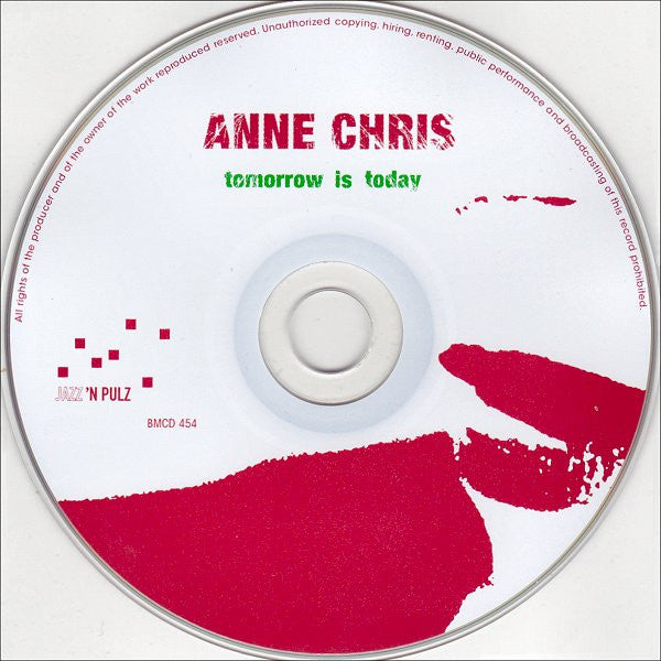 Anne Chris : Tomorrow Is Today (CD)