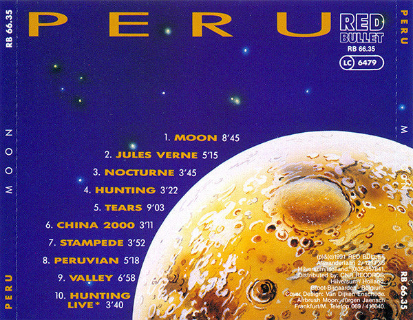 Peru : Moon (CD, Album)