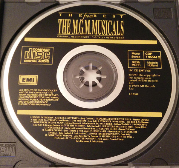 Various : The Best From The M.G.M. Musicals (CD, Comp)