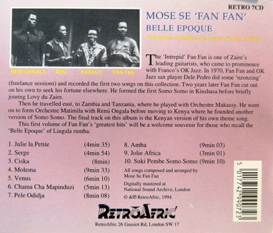 Mose Fan Fan : Belle Epoque (CD, Comp)