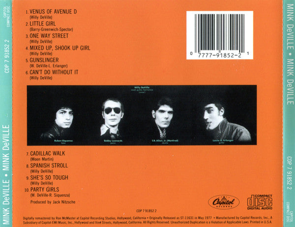 Mink DeVille : Mink DeVille (CD, Album, RM)