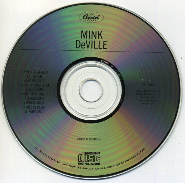 Mink DeVille : Mink DeVille (CD, Album, RM)