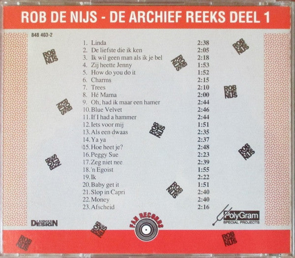 Rob de Nijs : De Archief Reeks Deel 1 (CD, Comp)