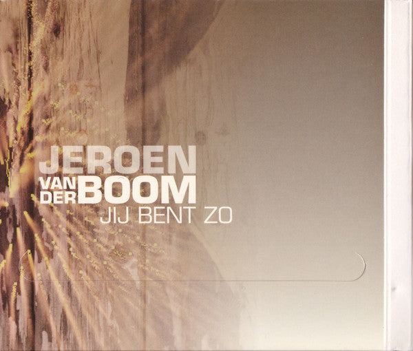 Jeroen van der Boom : Jij Bent Zo (CD + DVD-V, Bon + Album, Ltd, Dig)