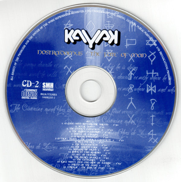 Kayak : Nostradamus - The Fate Of Man (2xCD, Album)