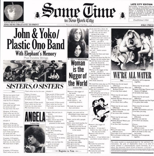 John Lennon & Yoko Ono / The Plastic Ono Band : Some Time In New York City (2xCD, Album, RE)