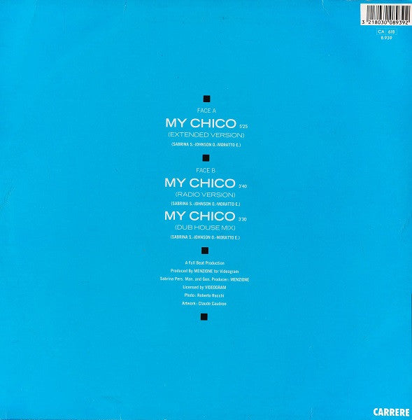 Sabrina : My Chico (12", Maxi)