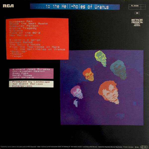 Landscape : From The Tea-Rooms Of Mars .... To The Hell-Holes Of Uranus (LP, Album)
