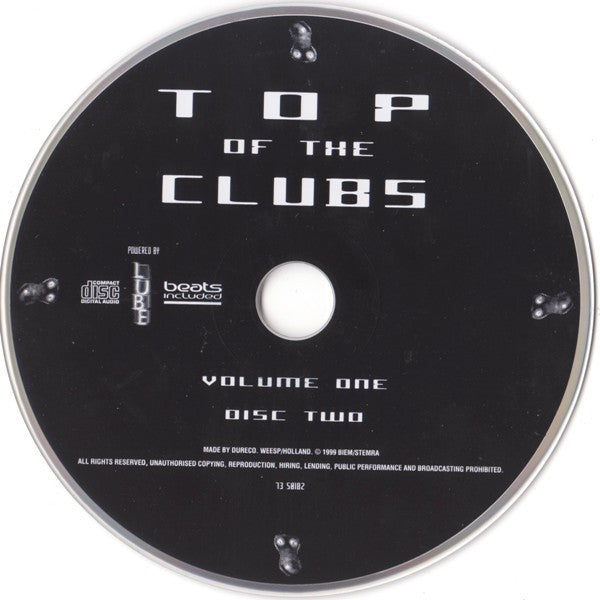 Various : Top Of The Clubs : Volume One (2xCD, Comp)