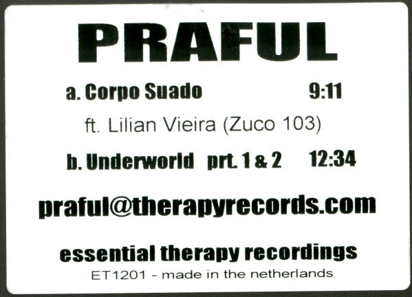 Praful : Corpo Suado (12", W/Lbl)
