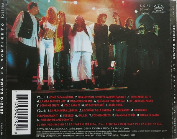 Sergio Dalma : En Concierto (2xCD, Album)