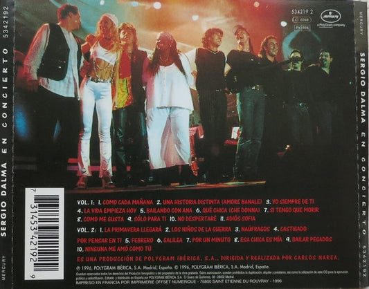 Sergio Dalma : En Concierto (2xCD, Album)