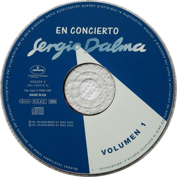 Sergio Dalma : En Concierto (2xCD, Album)