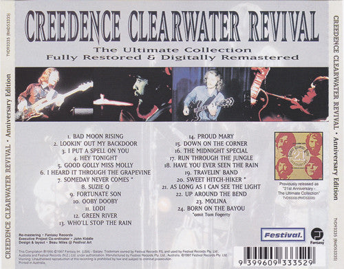 Creedence Clearwater Revival : The Ultimate Collection - Anniversary Edition (CD, Comp, RE, RM)