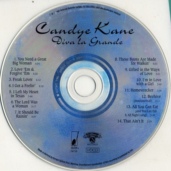 Candye Kane : Diva La Grande (HDCD, Album)