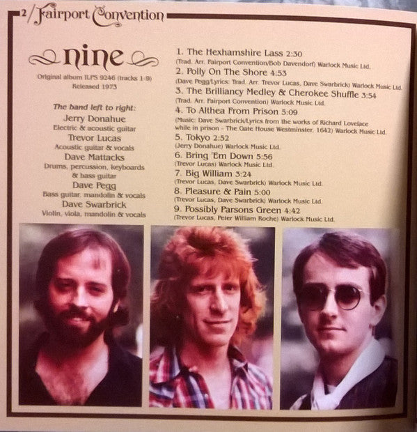 Fairport Convention : Nine (CD, Album, RE, RM, O-c)