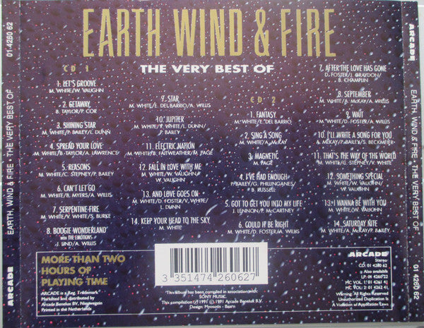 Earth, Wind & Fire : The Very Best Of (2xCD, Comp)