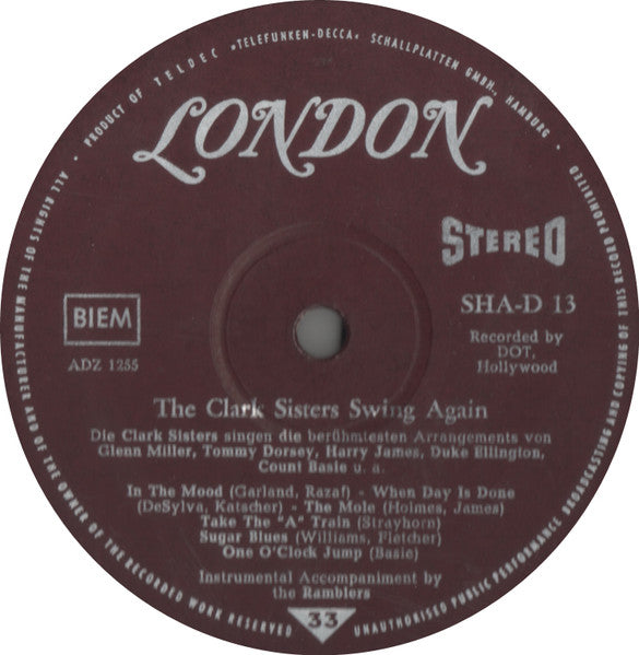 The Clark Sisters (2) : The Clark Sisters Swing Again (LP, Album)