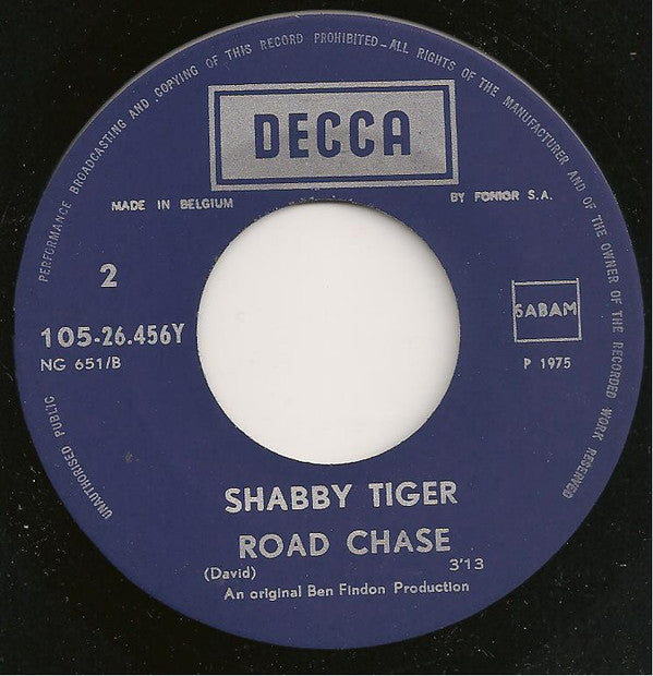 Shabby Tiger : Slow Down (7", Single)