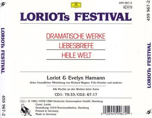 Loriot : Loriots Festival (2xCD, Comp, RE)