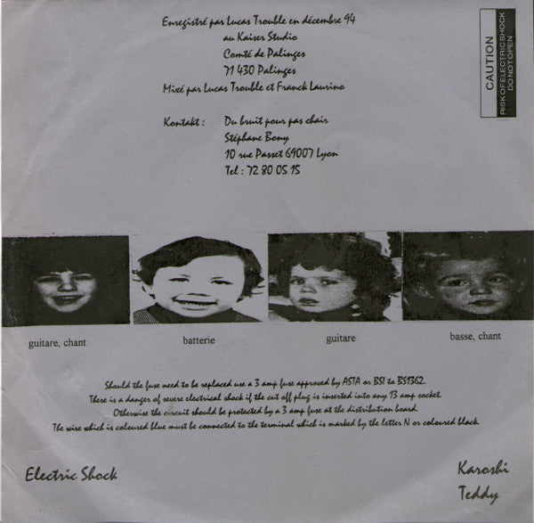 De Ku Dilacht : Electric Shock (7", Gre)