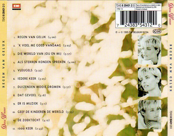 Dana Winner : Regen Van Geluk (CD, Album)