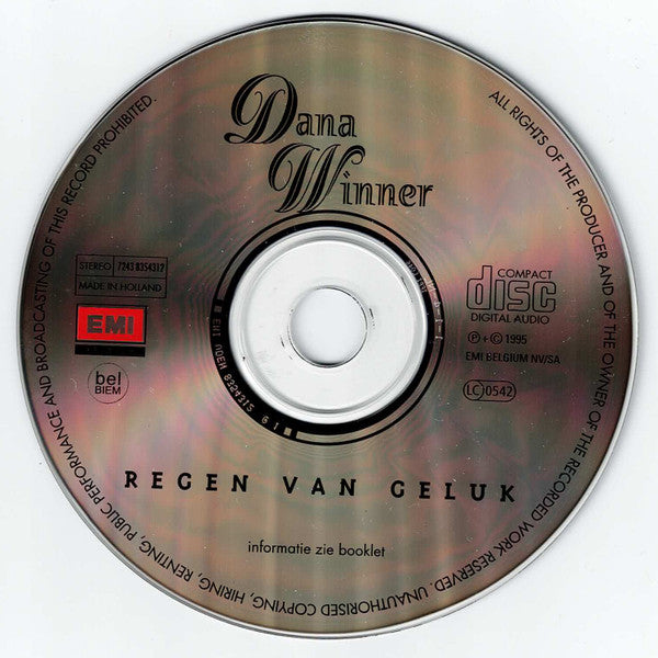Dana Winner : Regen Van Geluk (CD, Album)