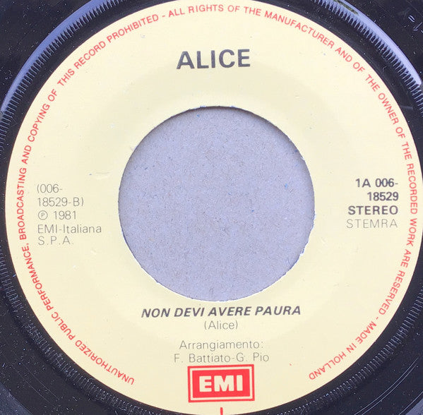 Alice (4) : Per Elisa (7")