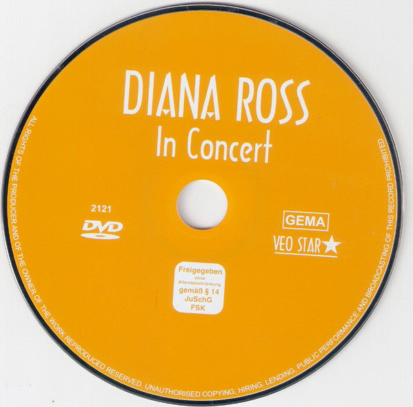 Diana Ross : In Concert (DVD-V, Multichannel, PAL)