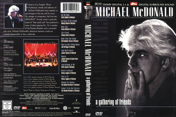 Michael McDonald : A Gathering Of Friends (DVD-V, Multichannel, PAL, Dol)