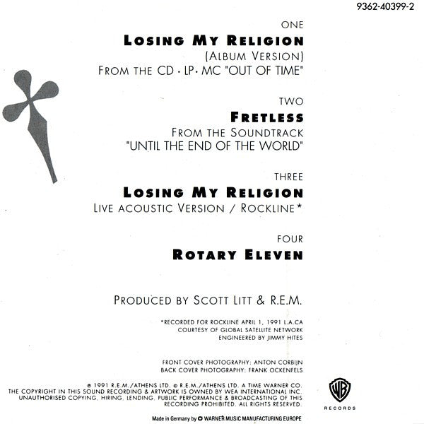 R.E.M. : Losing My Religion (CD, Single)
