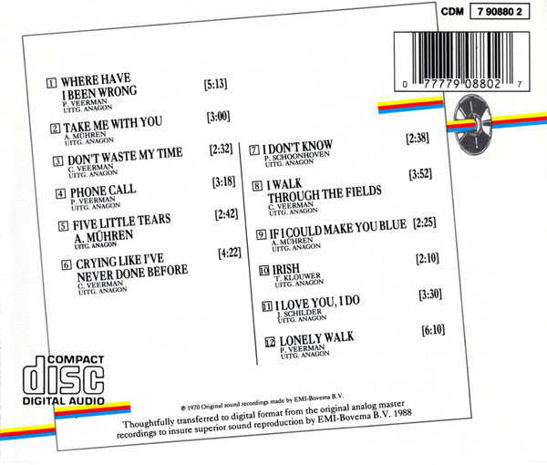 The Cats : Take Me With You (CD, Album)