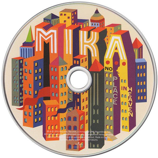 MIKA (8) : No Place In Heaven (CD, Album, Dlx, Dig)