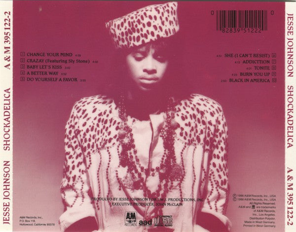 Jesse Johnson : Shockadelica (CD, Album)