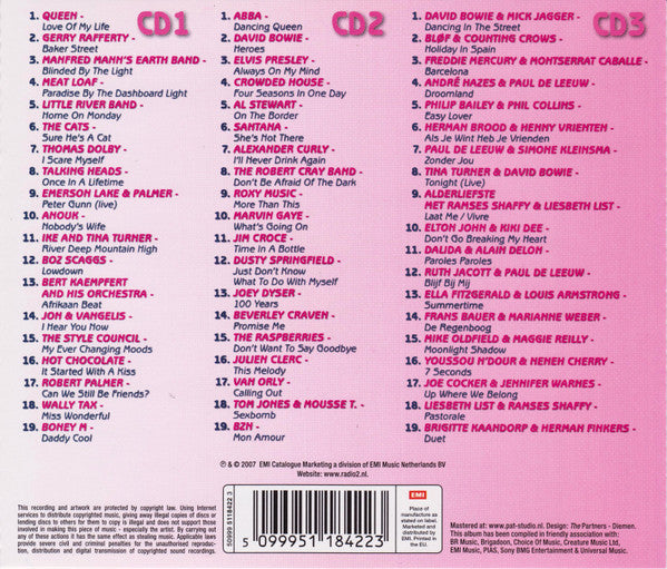 Various : Radio 2 Top 2000 (3xCD, Comp)