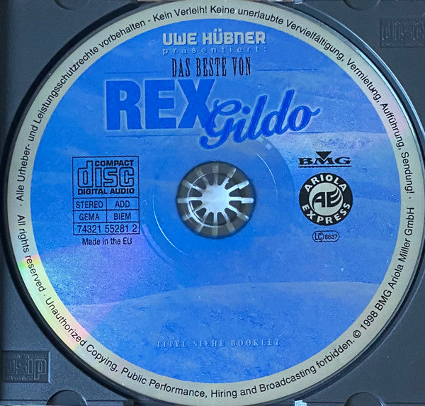 Rex Gildo : Uwe Hübner Präsentiert: Das Beste Von (CD, Comp)