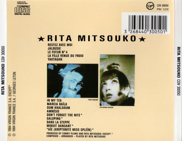 Les Rita Mitsouko : Rita Mitsouko (CD, Album)