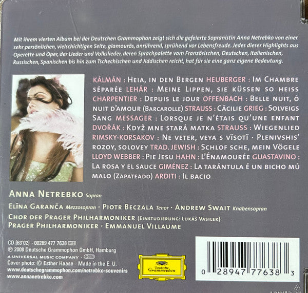 Anna Netrebko : Souvenirs (CD, Album)