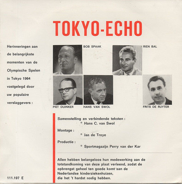 No Artist : Tokyo-Echo - Hoogtepunten Olympische Spelen 1964 (7")