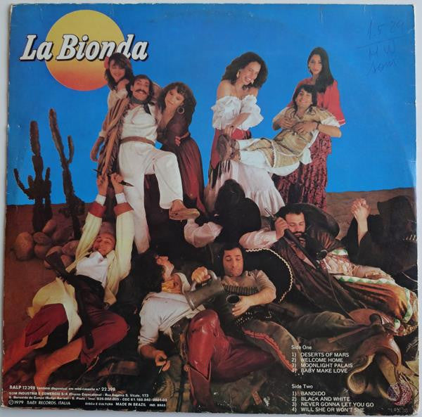La Bionda : Bandido (LP, Album)