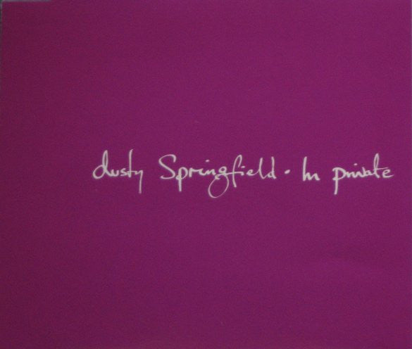 Dusty Springfield : In Private (CD, Single)